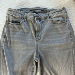 American eagle next level stretch rip jeans
